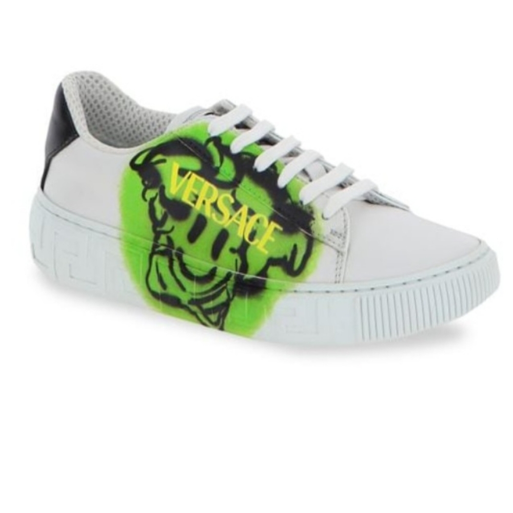 VERSACE Graffiti Emoji Logo Sneakers